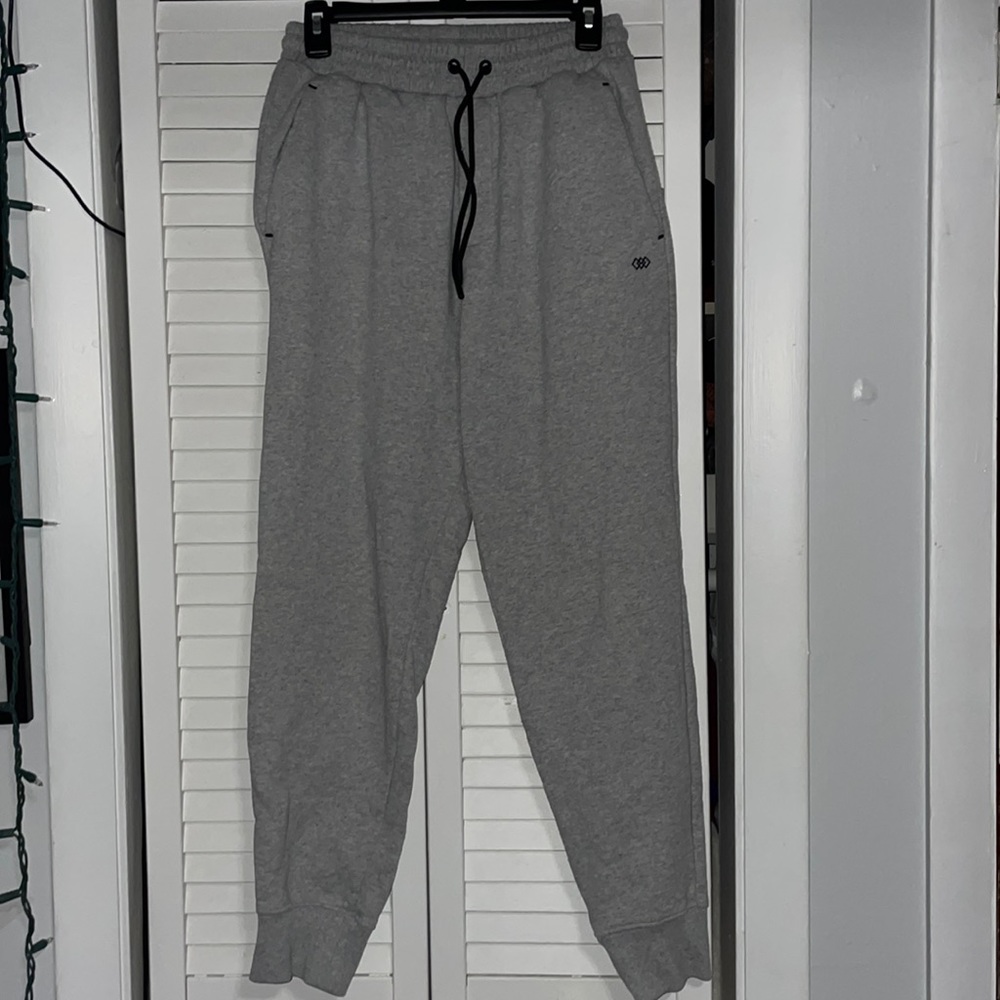 Grey sweatpants in a size small.